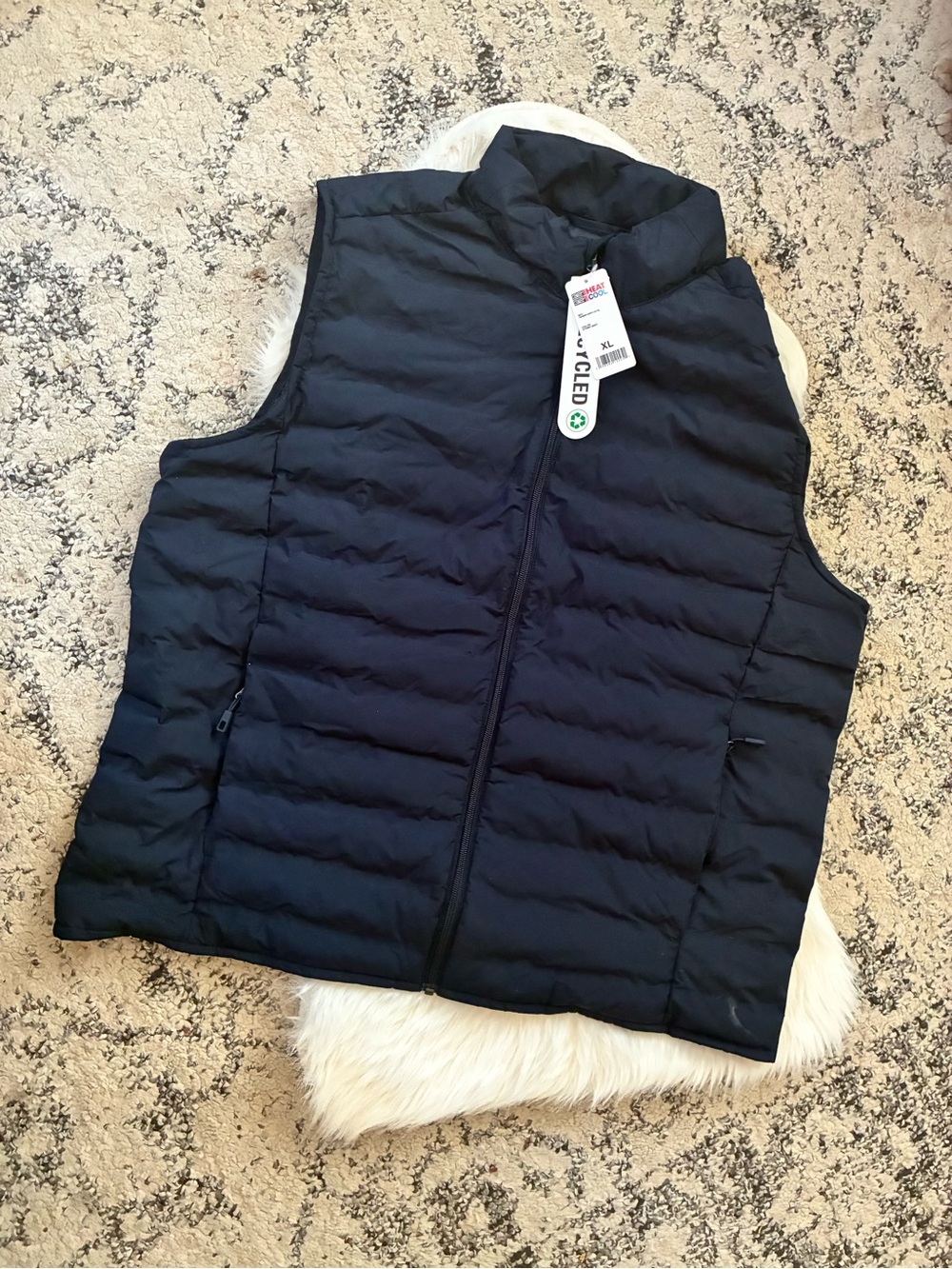 32 Degrees Women’s Black Quilted Puffer Vest